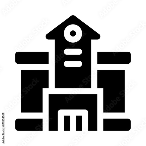 university glyph icon