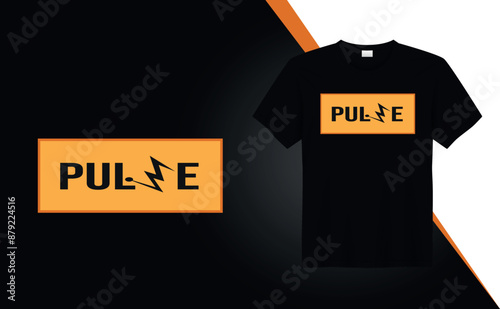 T-shirt mockup in  black color. Mockup of realistic shirt . Blank t-shirt template with empty space for design