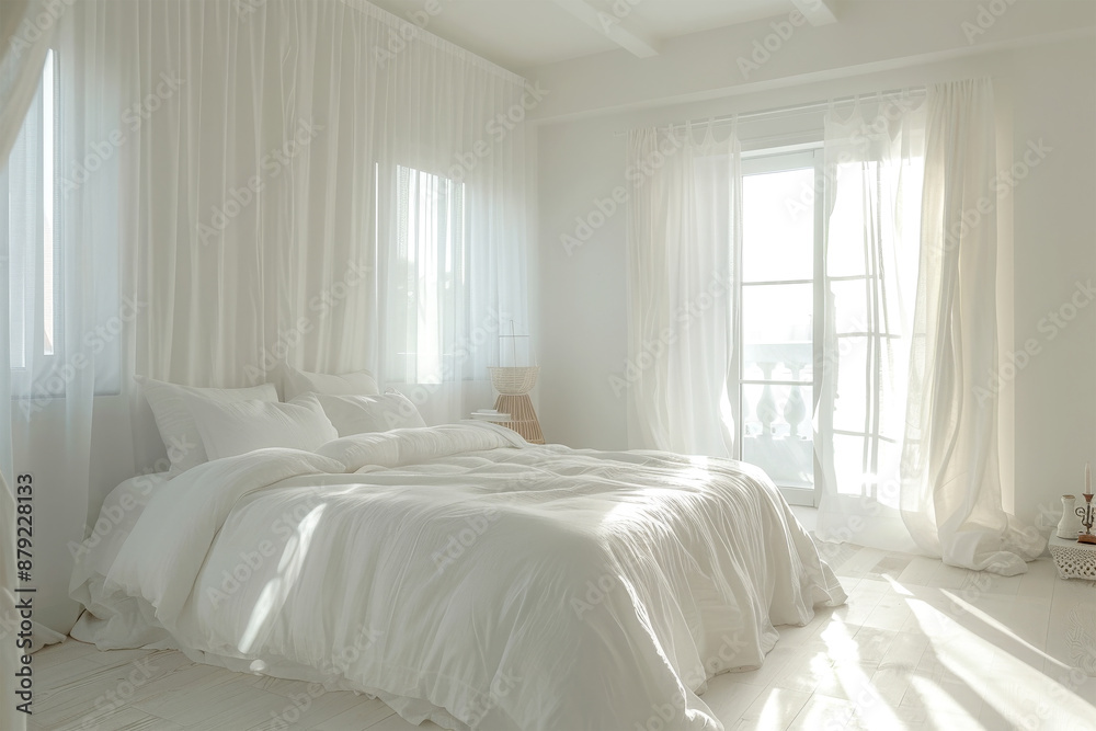 modern bedroom on background modern bedroom on background