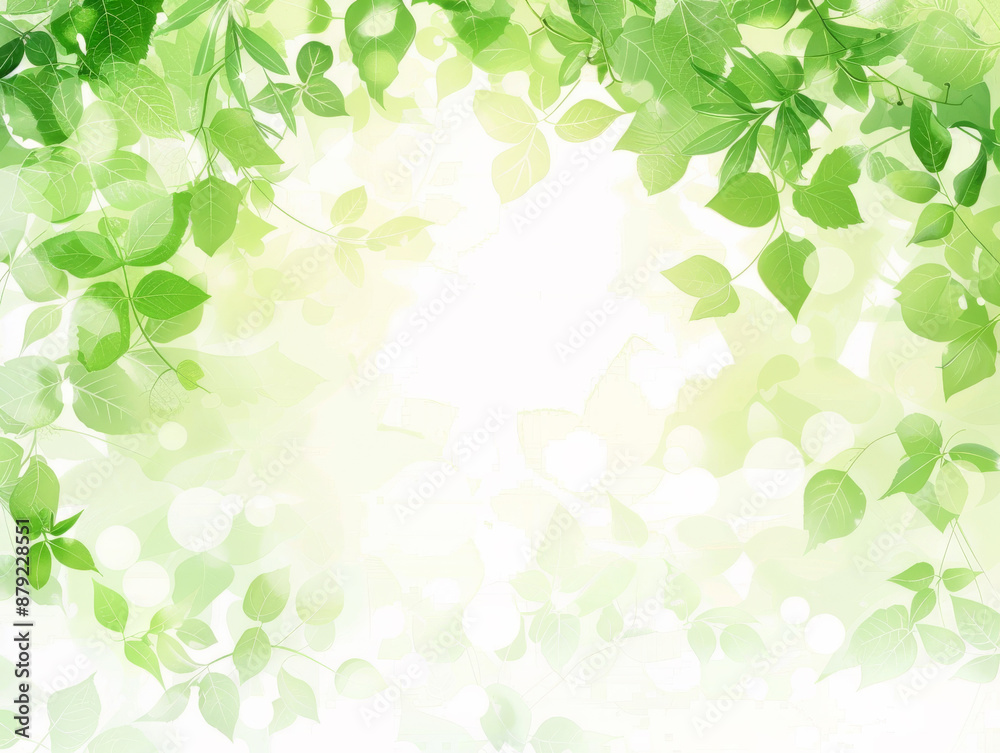 Fototapeta premium Fresh and simple green background