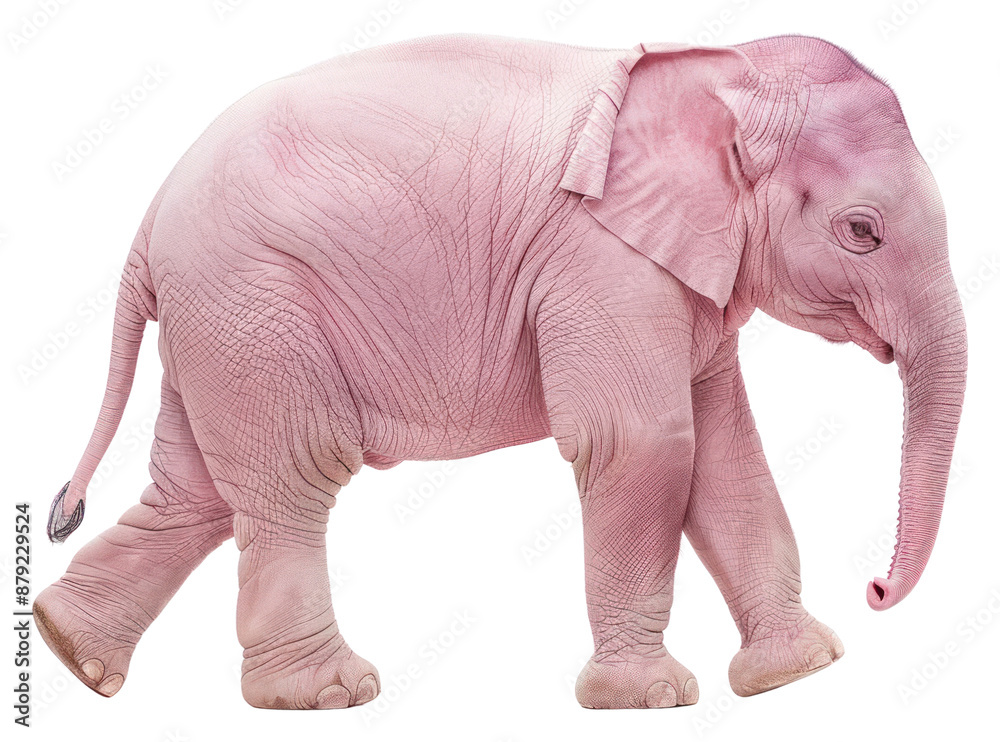 Fototapeta premium PNG Pink Elephant elephant wildlife animal.