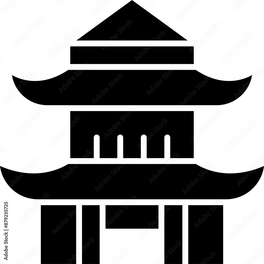 pagoda, Temple, dojo, cultures, asian Icon pagoda, Temple, dojo, cultures, asian Icon