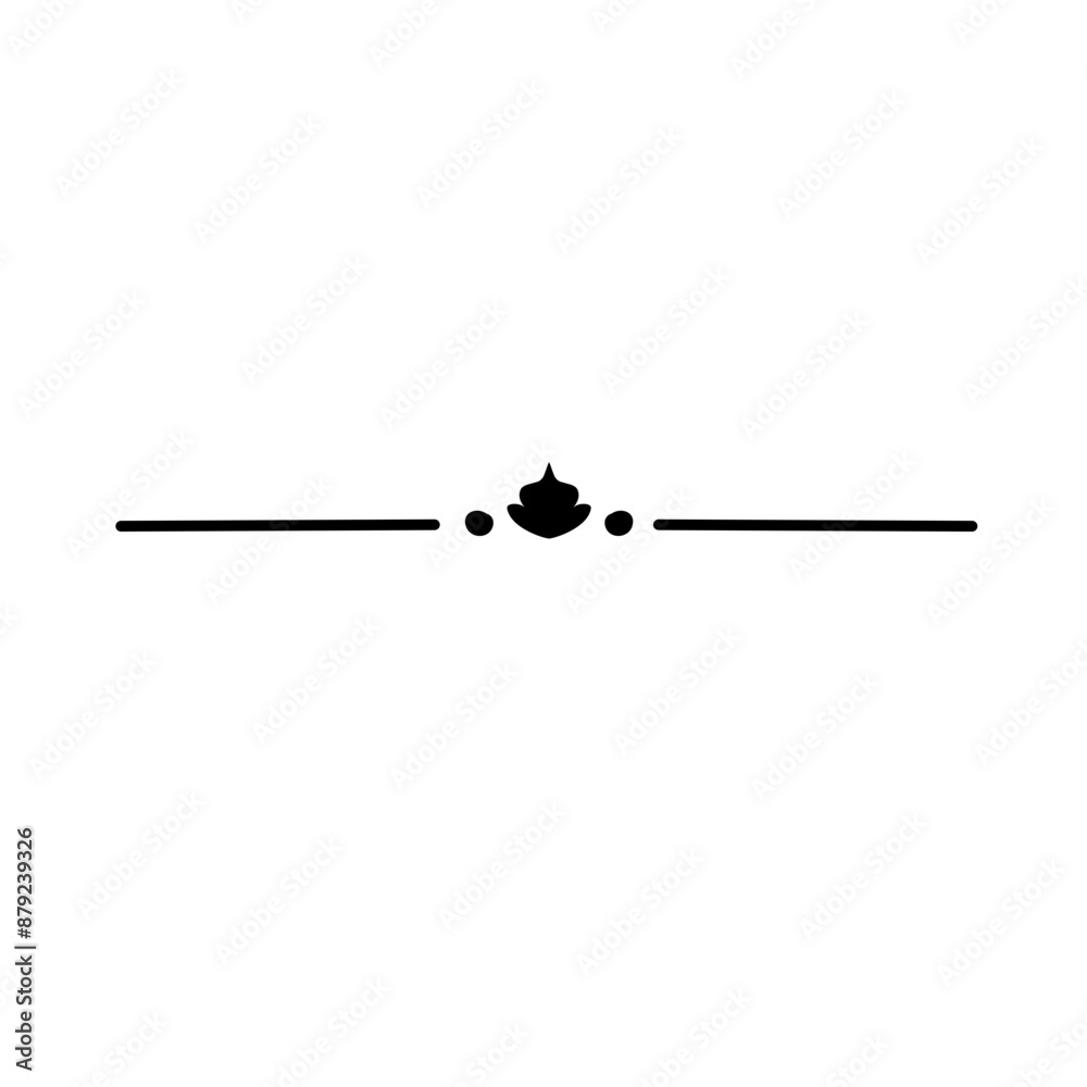 divider ornament line divider ornament line