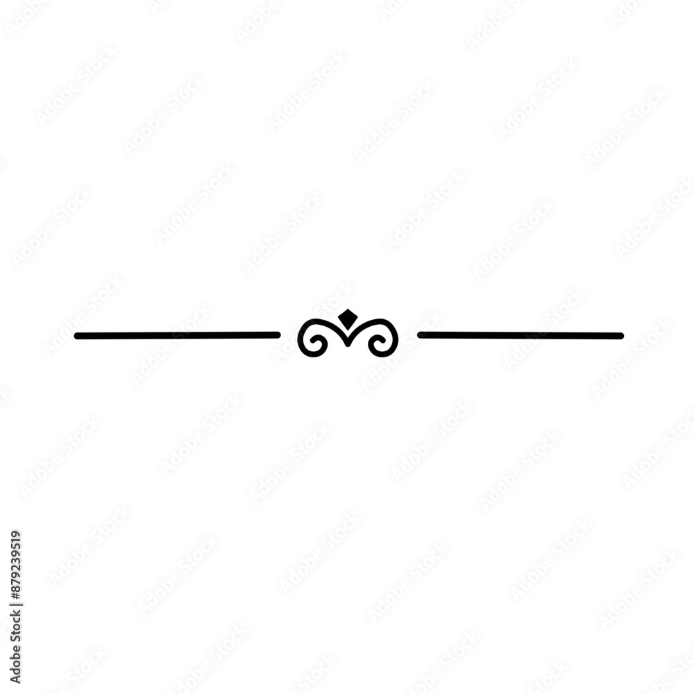 divider ornament line divider ornament line