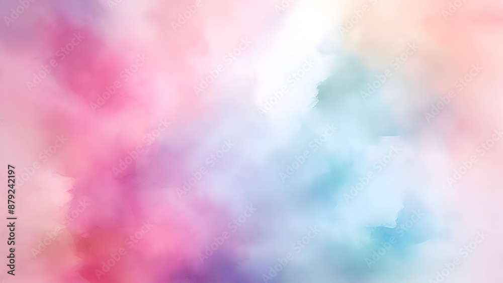 Pastel Colors powdered wave isolated Abstract Background, Mesmerizing Pastel Colors Abstract HD Background of Swirling Hues of Pink & white with sky blue. Vibrant abstract liquid art in blues and pink