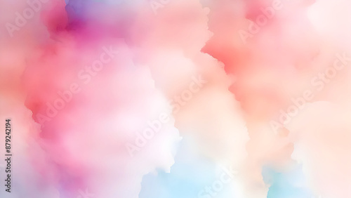 Pastel Colors powdered wave isolated Abstract Background, Mesmerizing Pastel Colors Abstract HD Background of Swirling Hues of Pink & white with sky blue. Vibrant abstract liquid art in blues and pink