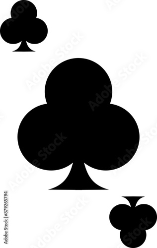 Playing Card Suit Clubs photo