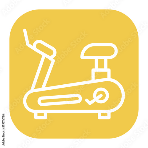 Bicycle Simulator icon vector image. Can be used for Sport Equipment.