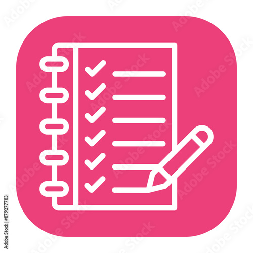 Action Items icon vector image. Can be used for Action Plan.