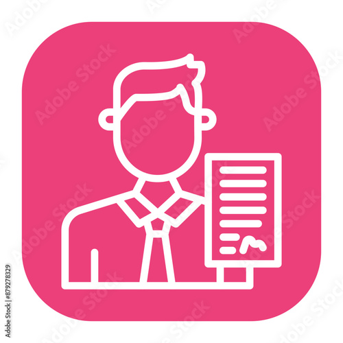 Co signer icon vector image. Can be used for Loan.