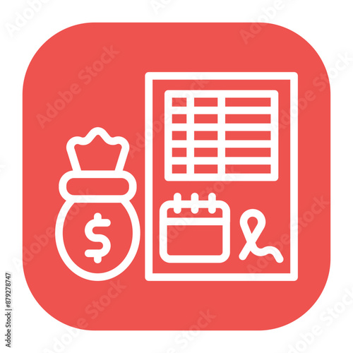 Loan Disbursement icon vector image. Can be used for Loan.