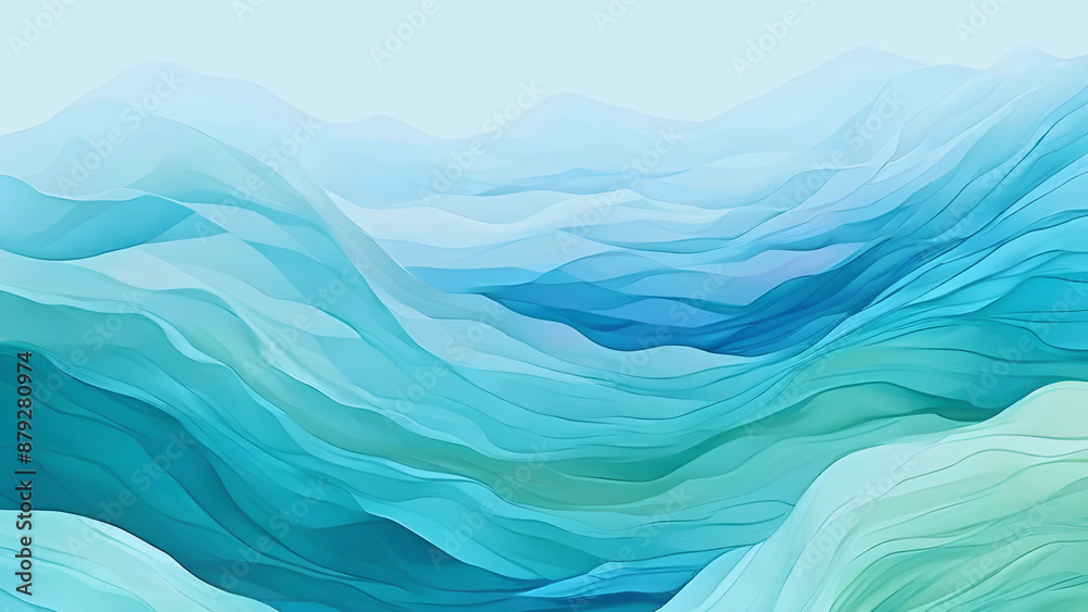 Blue and cyan color waves with abstract design. Dynamic Blue and Cyan Waves Abstract Blue and Cyan Patterns. Fluid Blue and Cyan Design , Abstract Ocean Blue and Cyan Waves Blue and cyan color waves with abstract design. Dynamic Blue and Cyan Waves Abstract Blue and Cyan Patterns. Fluid Blue and Cyan Design , Abstract Ocean Blue and Cyan Waves
