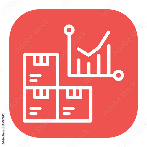Stock Levels icon vector image. Can be used for Order Fulfilment.