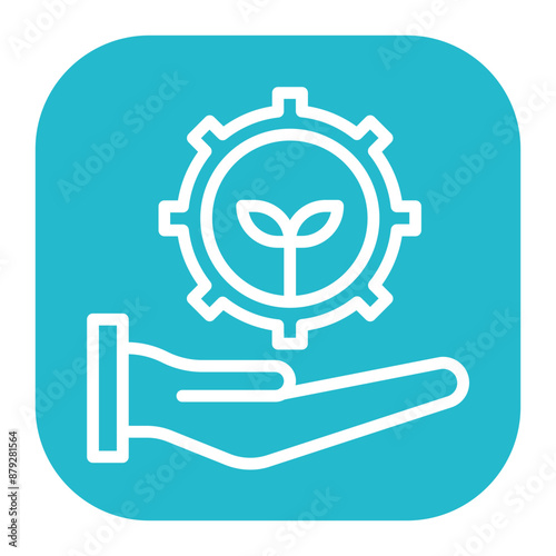 Environmental Compliance icon vector image. Can be used for Manufacturing and Distribution.