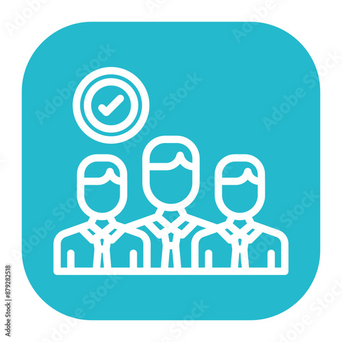 Professional Memberships icon vector image. Can be used for Curriculum Vitae.