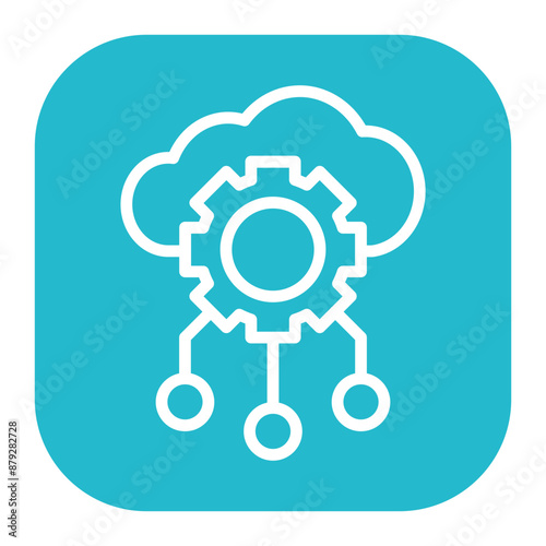 Cloud Services icon vector image. Can be used for Professional Services.