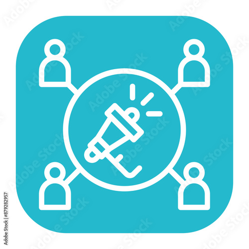 Public Relations icon vector image. Can be used for Professional Services.