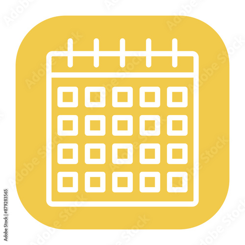 Calendar icon vector image. Can be used for Job Fair.