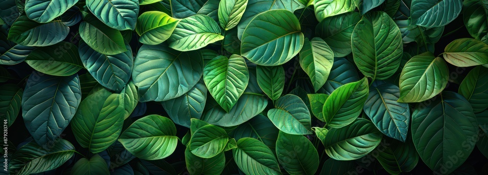 Lush Green Foliage Background Lush Green Foliage Background