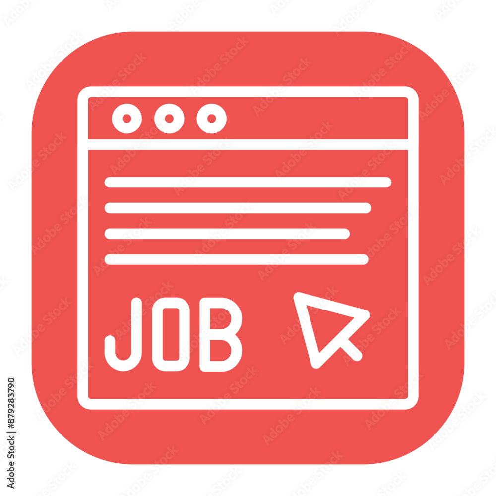 Job Posting icon vector image. Can be used for Job Fair. Job Posting icon vector image. Can be used for Job Fair.