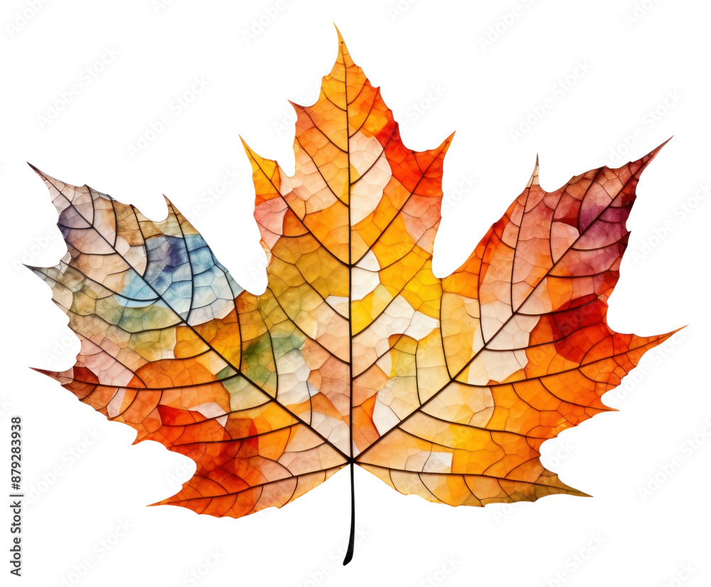 Obraz premium PNG Fall leaf maple plant tree.