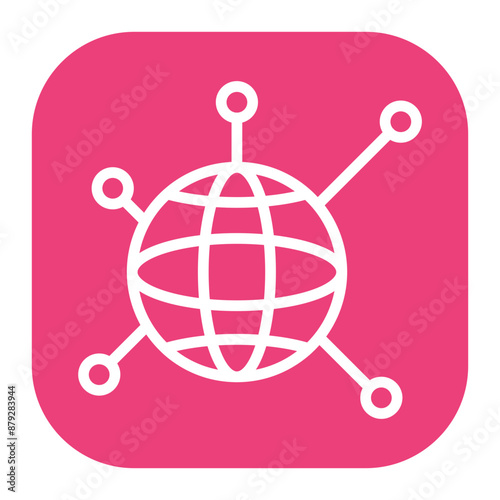 Networking icon vector image. Can be used for Job Fair.