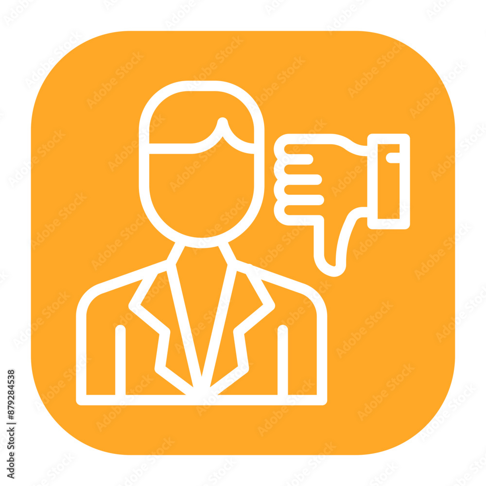 Reputation Damage icon vector image. Can be used for Business Risks. Reputation Damage icon vector image. Can be used for Business Risks.