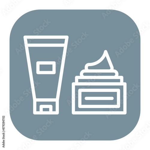 Gel icon vector image. Can be used for Sun Protection.