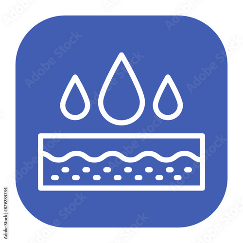 Hydrating icon vector image. Can be used for Sun Protection.