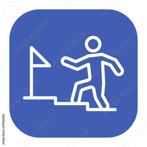 Career Development icon vector image. Can be used for Organization.