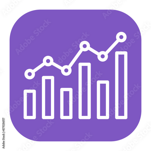 Chart icon vector image. Can be used for Business Meeting.