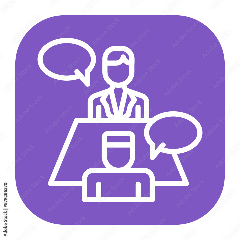 Meeting icon vector image. Can be used for Business Meeting. Meeting icon vector image. Can be used for Business Meeting.