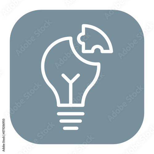 Problem solving icon vector image. Can be used for Thought Leadership.