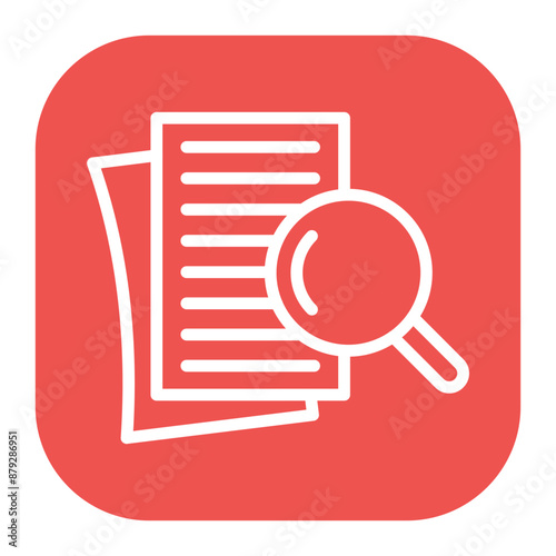 Research icon vector image. Can be used for Thought Leadership.