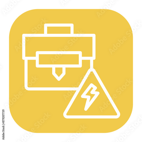 Outage icon vector image. Can be used for Business Disruption.