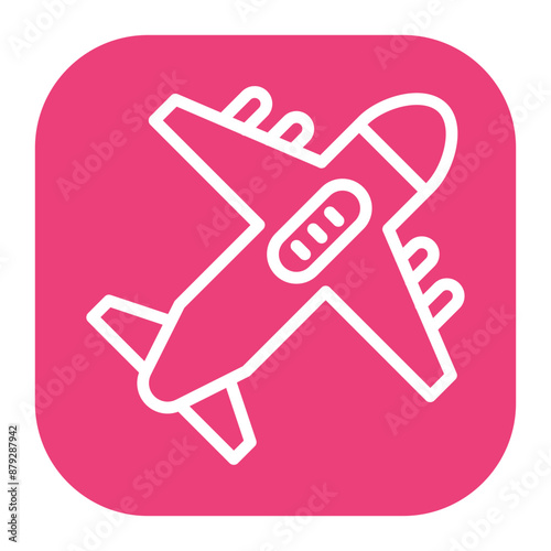 Airplane icon vector image. Can be used for Airplane.