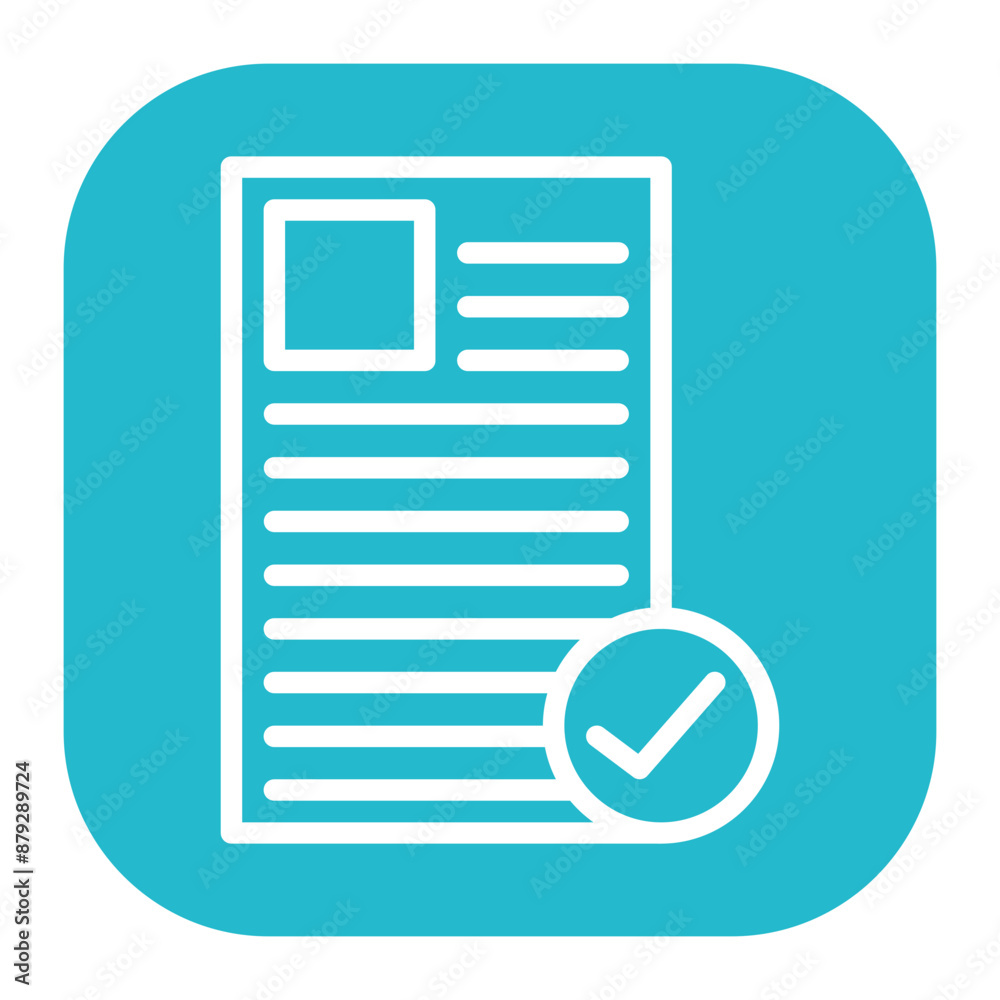 Reference Check icon vector image. Can be used for Hiring Process. Reference Check icon vector image. Can be used for Hiring Process.