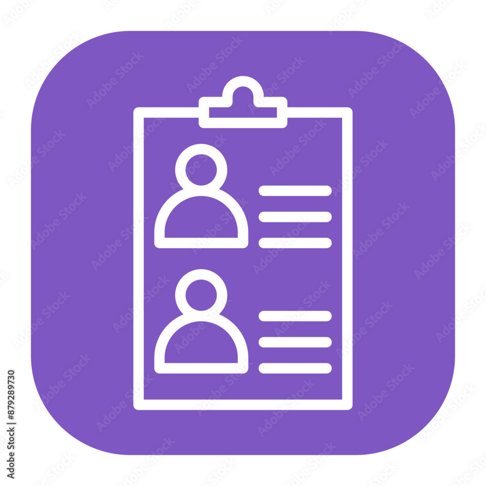 Shortlist icon vector image. Can be used for Hiring Process. Shortlist icon vector image. Can be used for Hiring Process.