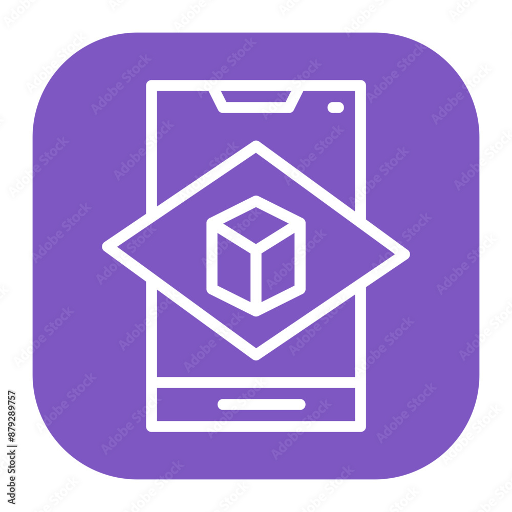 Augmented Reality icon vector image. Can be used for Digital Disruption. Augmented Reality icon vector image. Can be used for Digital Disruption.