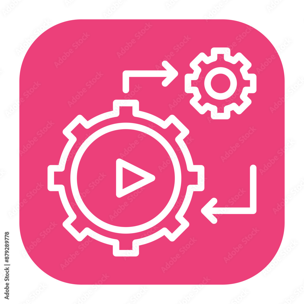 Automation icon vector image. Can be used for Digital Disruption. Automation icon vector image. Can be used for Digital Disruption.