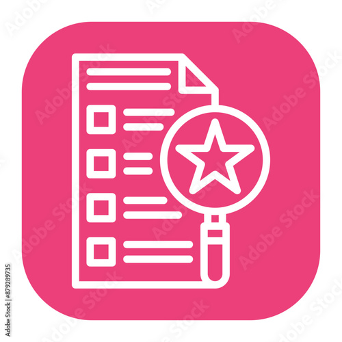 Skills Assessment icon vector image. Can be used for Hiring Process.