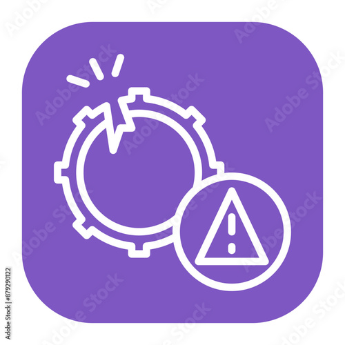 Disruption icon vector image. Can be used for Digital Disruption.