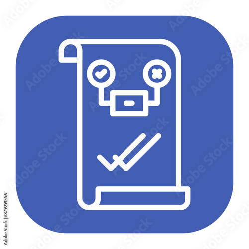 Test Validation icon vector image. Can be used for Software Testing.