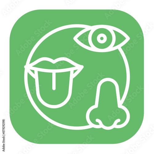 Sensory Sensitivity icon vector image. Can be used for ADHD.