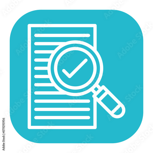 Fact Checking icon vector image. Can be used for Press Freedom Day.