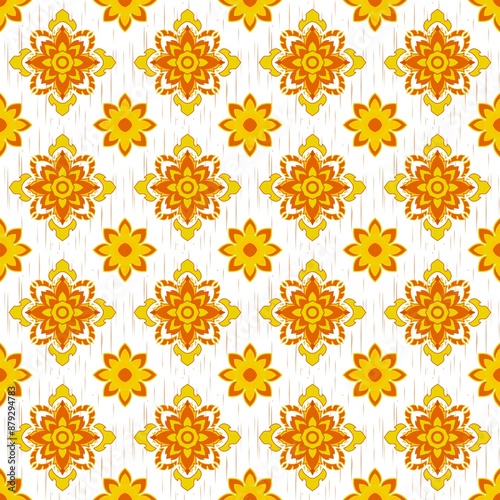seamless pattern with flowers
