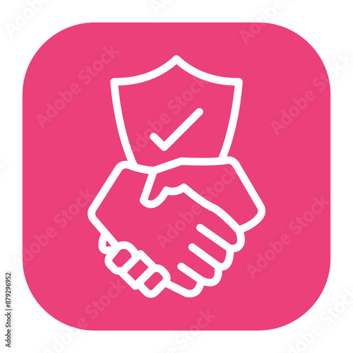 Trust icon vector image. Can be used for Inheritance.