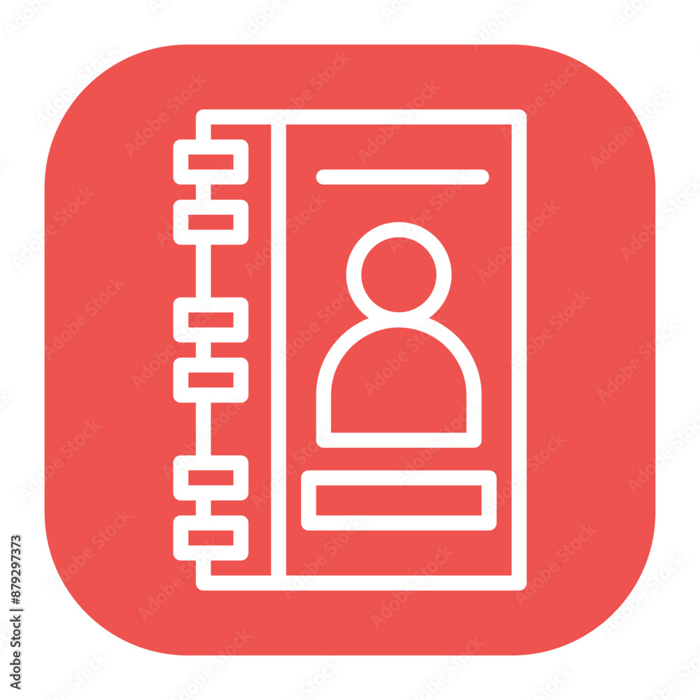 Contacts icon vector image. Can be used for Social Relationship. Contacts icon vector image. Can be used for Social Relationship.