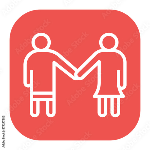 Kindred Spirits icon vector image. Can be used for Social Relationship.