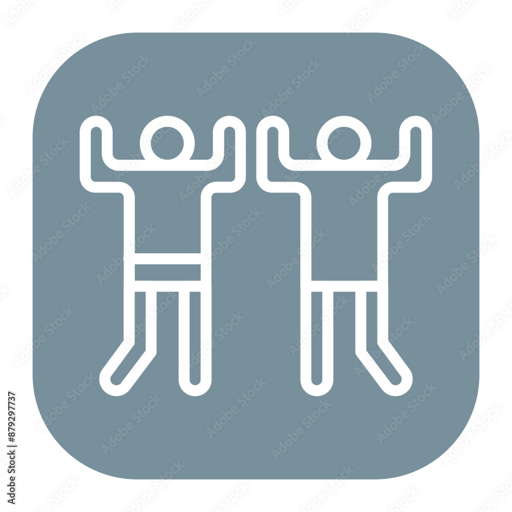 Playmates icon vector image. Can be used for Social Relationship. Playmates icon vector image. Can be used for Social Relationship.